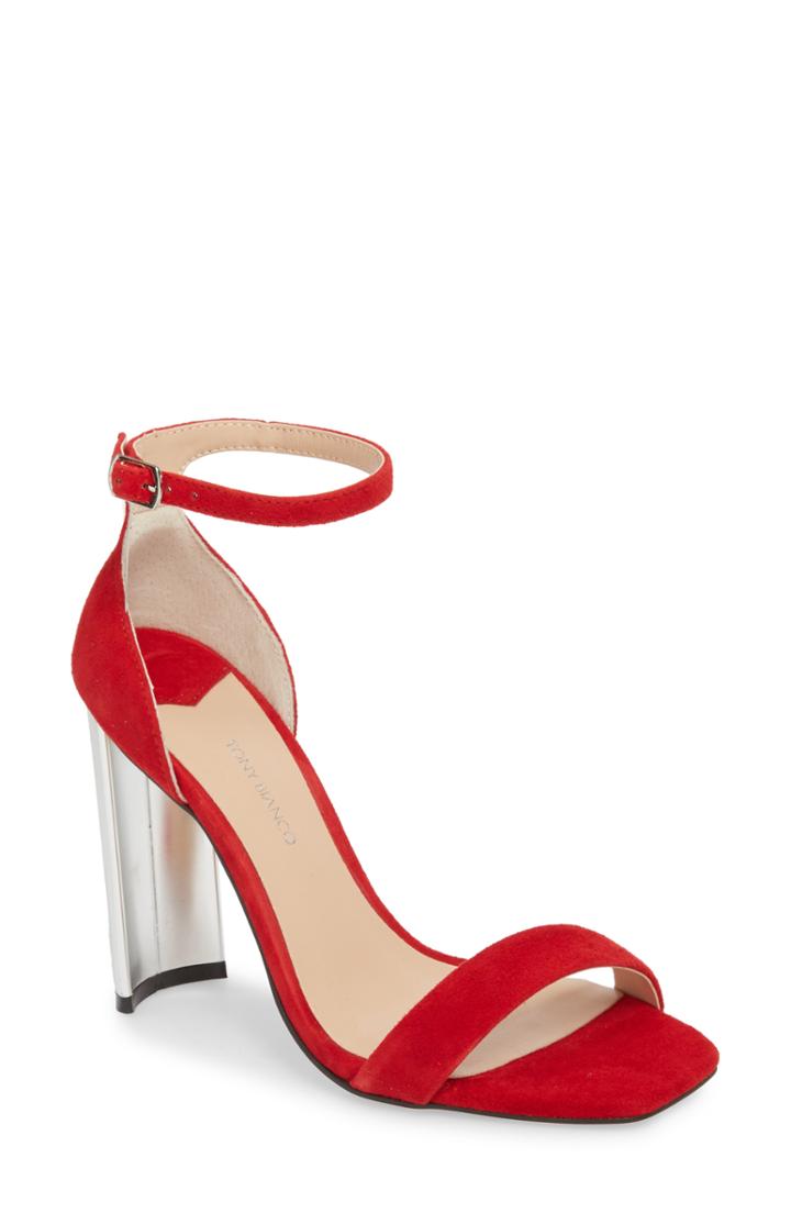 Women's Tony Bianco Samala Ankle Strap Sandal .5 M - Red