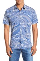 Men's Tori Richard 'ocean's 11' Classic Fit Cotton Lawn Sport Shirt