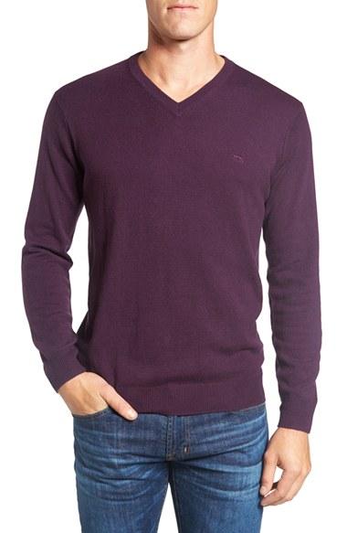 Men's Rodd & Gunn 'inchbonnie' Wool & Cashmere V-neck Sweater - Purple