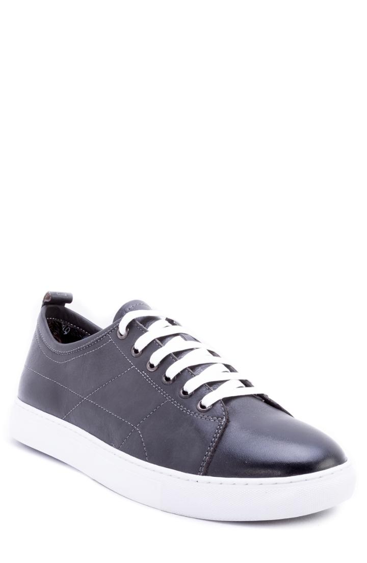 Men's Robert Graham Blackburn Low Top Sneaker .5 M - Black