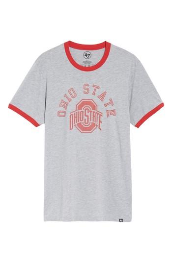 Men's '47 Ohio State Buckeyes Ringer T-shirt - Grey