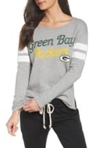 Women's Junk Food Nfl Green Bay Packers Champion Sweatshirt - Grey