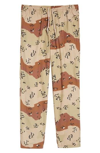 Men's Obey Easy Camo Pants, Size - Brown