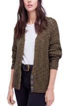 Women's Free People Fun Times Cardigan - Green