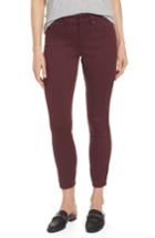 Women's Nydj Ami Stretch Ankle Skinny Jeans - Burgundy