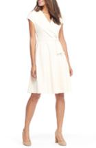 Women's Gal Meets Glam Collection Lydia Double Face Twist Dress - Black