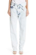 Women's Y/project Asymmetrical Waist Jeans - Blue