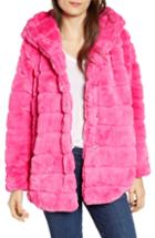Women's Apparis Goldie Faux Fur Hooded Jacket - Pink