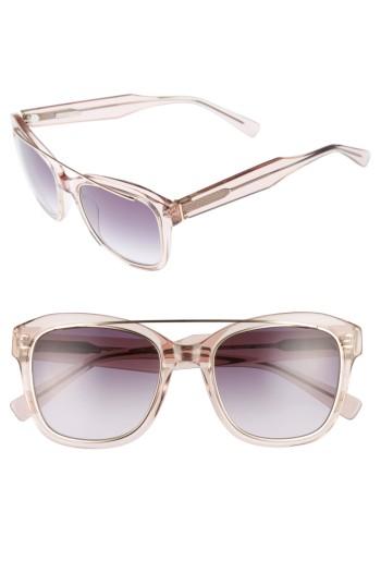 Women's Derek Lam Hudson 52mm Gradient Sunglasses - Misty Nude