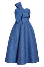 Women's Lela Rose Pebble Brocade Fit & Flare Dress