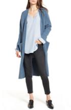 Women's Treasure & Bond Long Knit Duster, Size - Blue