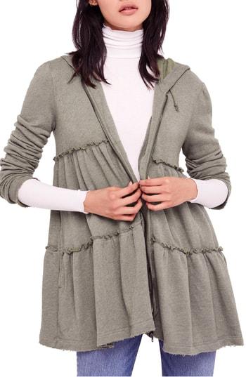 Women's Free People Trapeze Hoodie - Green
