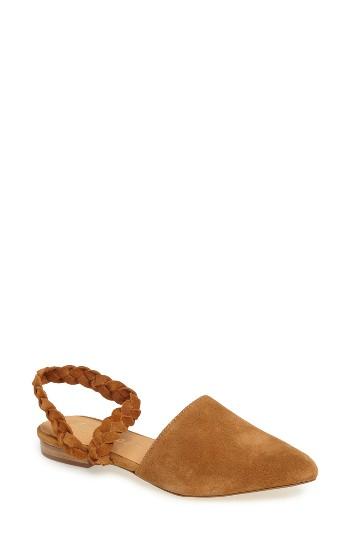 Women's Matisse Braided Strap Flat M - Beige