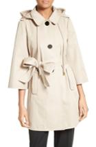 Women's Kate Spade New York Hooded Twill Coat