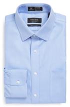 Men's Nordstrom Men's Shop Smartcare(tm) Traditional Fit Solid Dress Shirt 36 - Blue