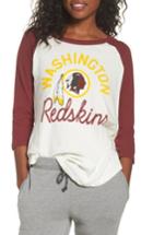 Women's Junk Food Nfl Washington Dc Raglan Tee - White