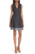 Women's Derek Lam 10 Crosby Denim Fit & Flare Dress - Blue