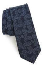Men's Ted Baker London Paisley Silk & Linen Tie