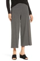 Women's Eileen Fisher Wide Leg Crop Pants - Grey