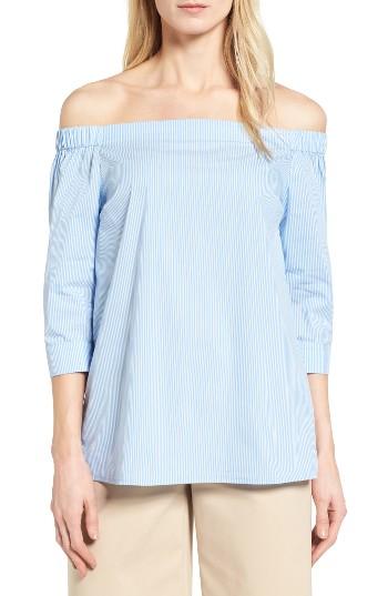 Women's Halogen Off The Shoulder Top - Blue