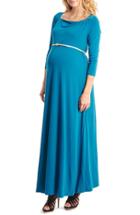 Women's Everly Grey Zelena Maternity Maxi Dress - Blue
