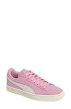 Women's Puma Suede Classic Embossed Sneaker M - Pink