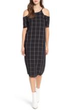 Women's Wayf Farley Cold Shoulder Shift Dress - Black