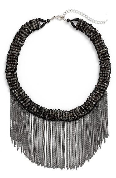 Women's Panacea Chain & Crystal Collar Necklace