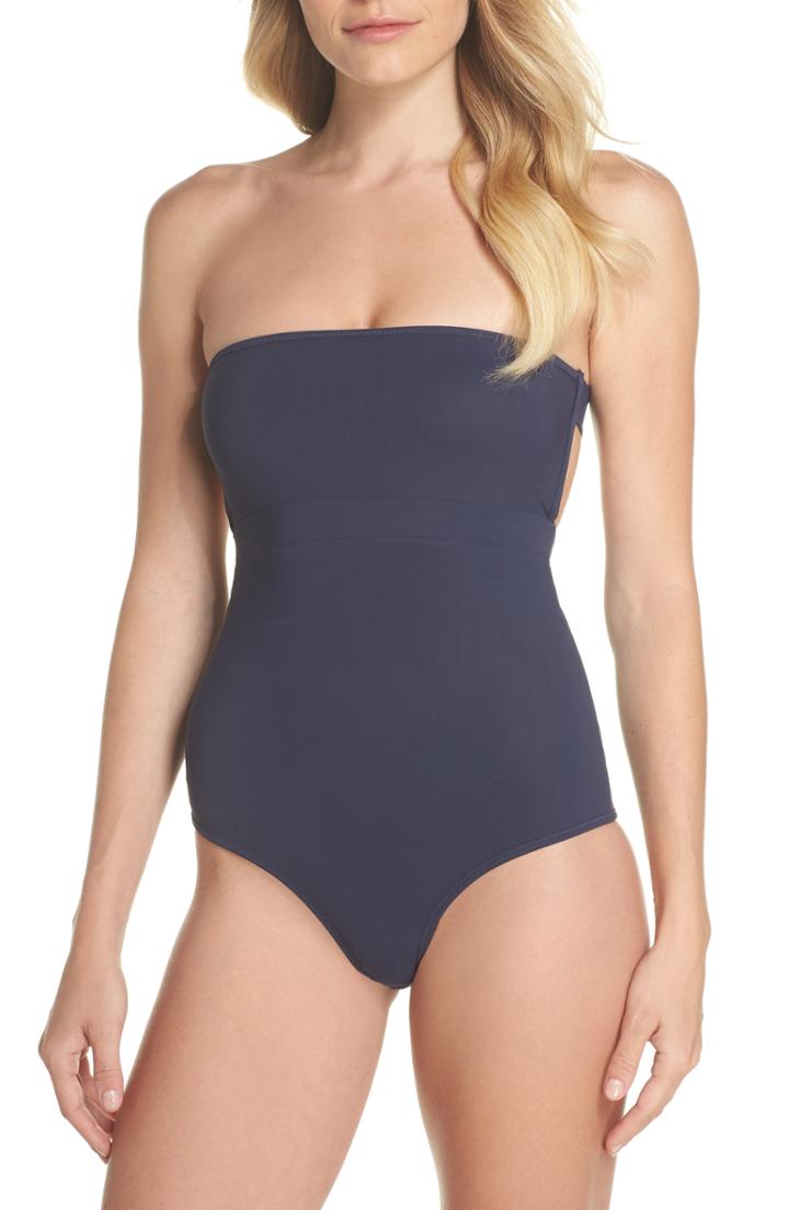Women's Heidi Klein Bb Reversible One-piece Swimsuit - White