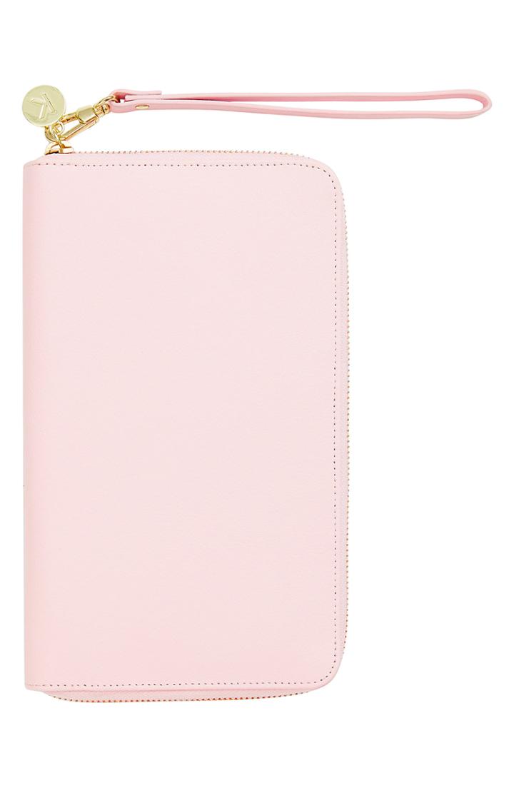 Women's Kikki.k Leather Zip-around Travel Wallet -