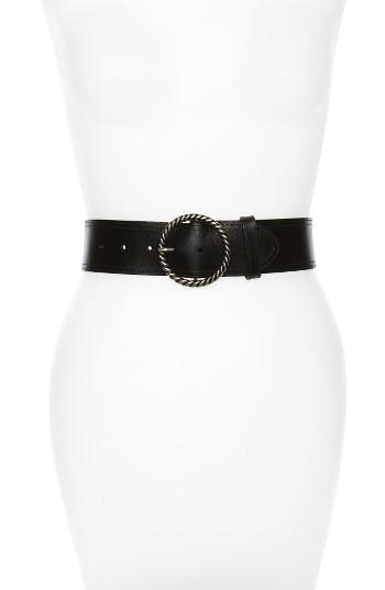 Women's Hinge Twist Buckle Leather Belt