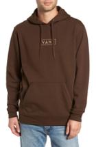 Men's Vans Easy Box Embroidered Hooded Sweatshirt - Brown