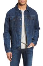 Men's Ag Regular Fit Lined Denim Jacket - Blue