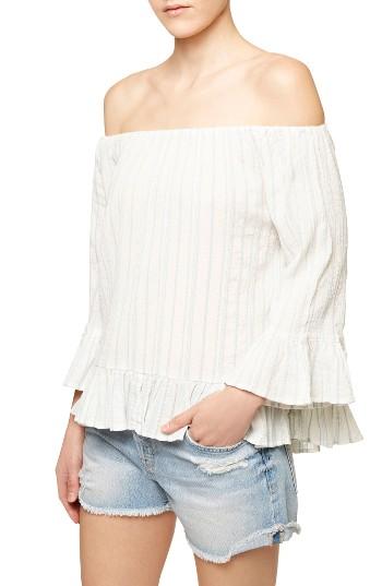 Women's Sanctuary Julia Ruffled Off The Shoulder Top