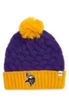 Women's '47 Matterhorn Minnesota Vikings Pom Beanie - Purple