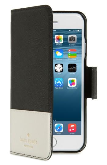 Kate Spade New York Cedar Street Iphone 7 & 7 Folio Case - Black