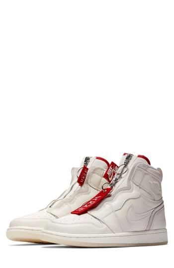 Women's Nike Air Jordan 1 Zip Awok High Top Sneakers M - White