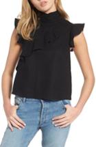 Women's Mcguire Sorbonne Ruffle Top - Black