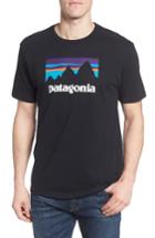 Men's Patagonia Shop Sticker Fit T-shirt, Size Medium - Black