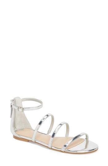 Women's Leith Grace Gladiator Cage Sandal M - Metallic