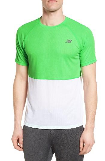 Men's New Balance Breathe Training T-shirt - Green