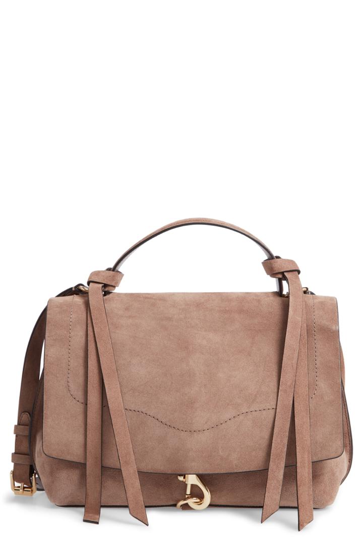 Rebecca Minkoff Stella Leather Satchel - Brown