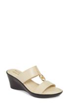 Women's Tuscany By Easy Street Calla Slide Sandal .5 N - Ivory