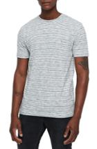 Men's Allsaints Tonic San Slim Fit Stripe T-shirt, Size - White