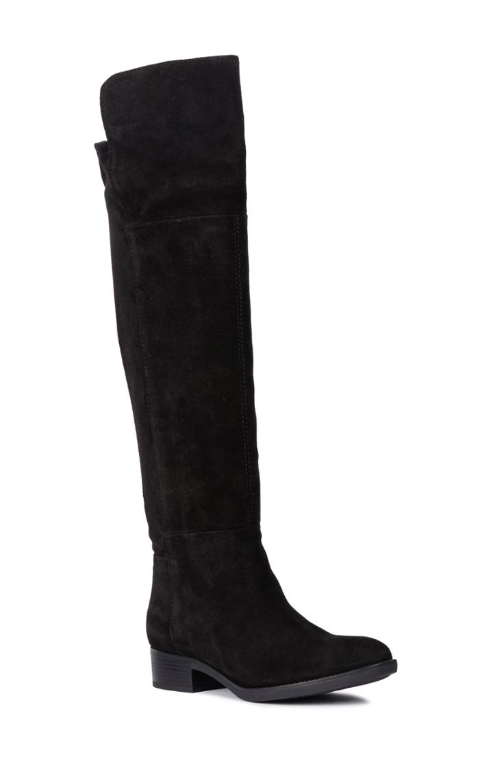 Women's Geox Felicity Knee High Boot Us / 38eu - Black