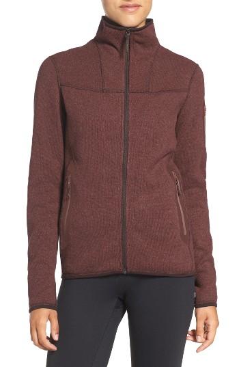 Women's Arc'teryx Covert Cardigan Fleece Jacket - Brown