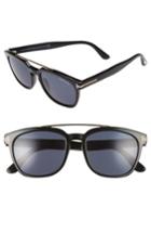 Men's Tom Ford Holt 54mm Sunglasses - Shiny Black/ Smoke
