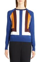 Women's Marni Colorblock Silk Blend Sweater