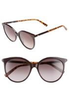 Women's Max Mara Tube 54mm Gradient Lens Cat Eye Sunglasses - Brown/ Beige