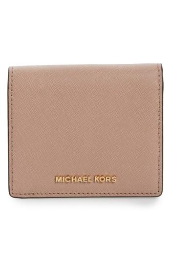 Women's Michael Michael Kors 'jet Set Travel' Card Case -